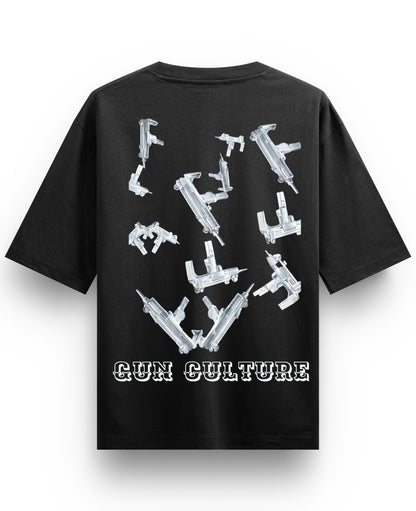 Black Oversized T-shirt Back Design