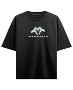 Black Oversized T-shirt Front Design