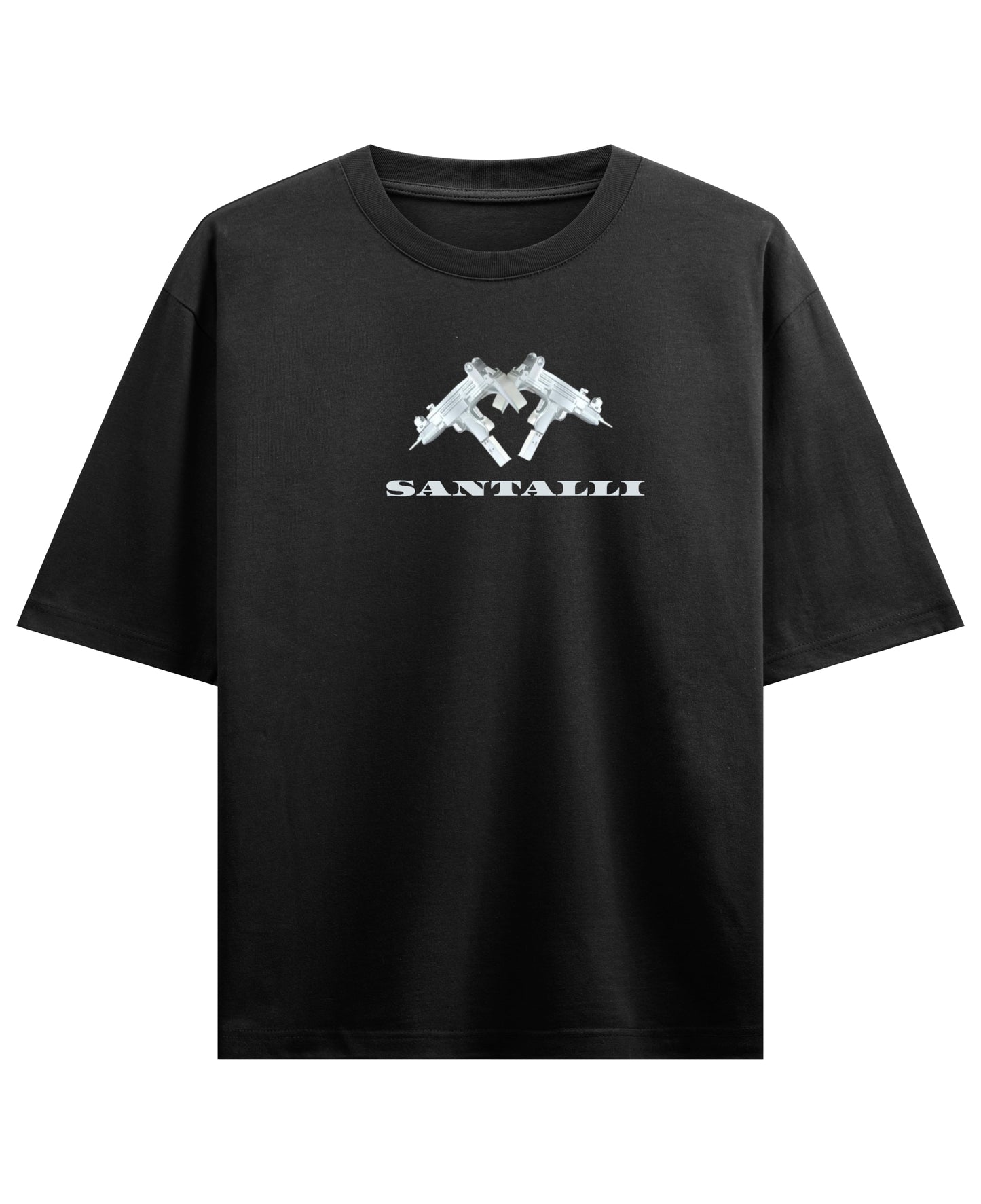 Black Oversized T-shirt Front Design