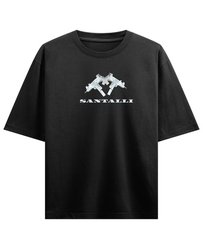 Black Oversized T-shirt Front Design