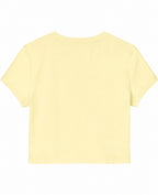 Butter Yellow Baby Tee Back Design