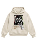 Cream Boxy Hoodie Front Design