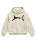 Cream Boxy Hoodie Front Design