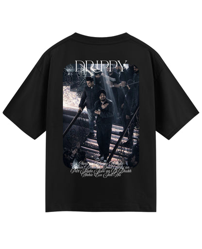 Black Oversized T-shirt Back Design