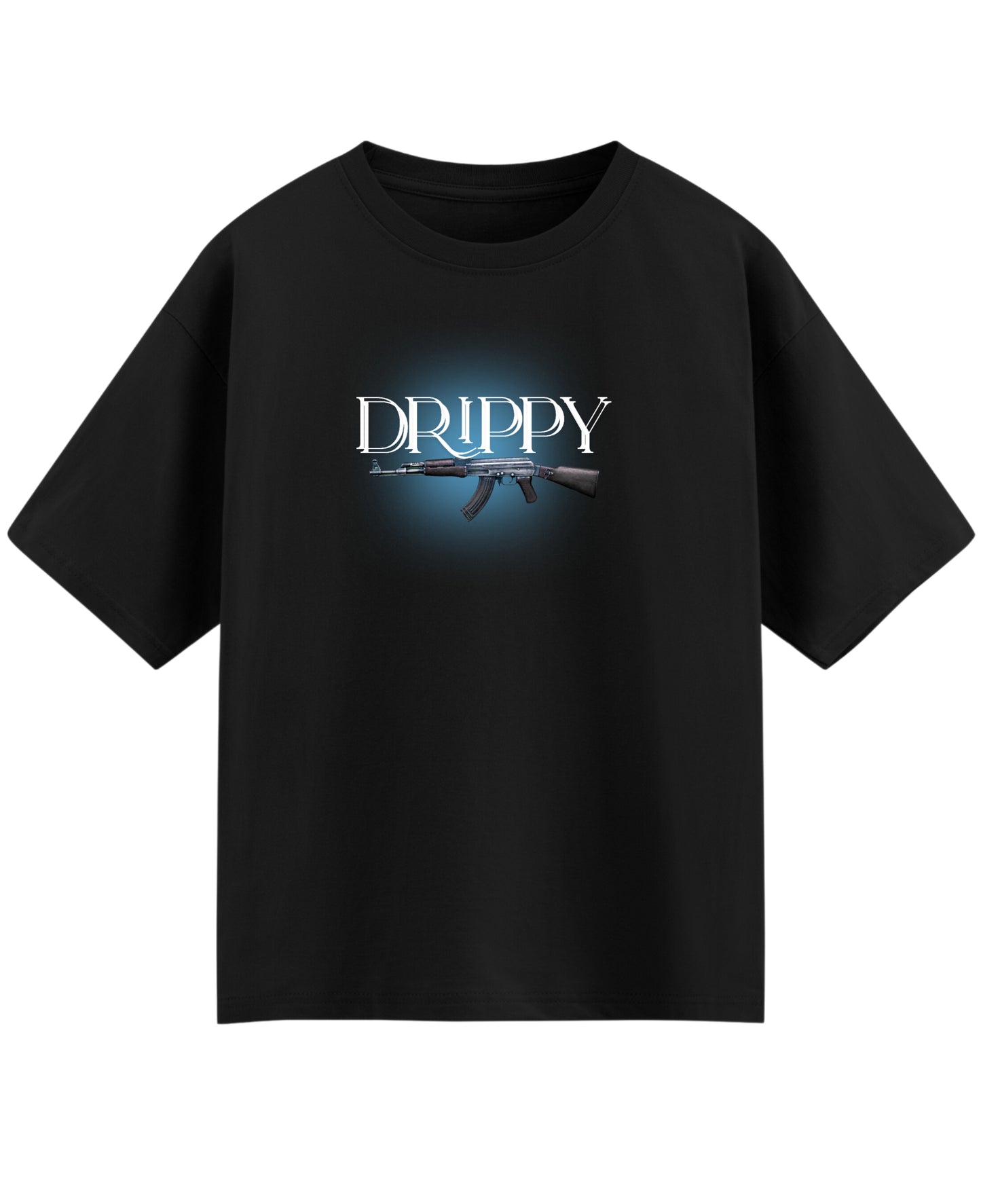 Black Oversized T-shirt Front Design