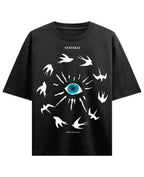 Black Oversized T-shirt Front Design