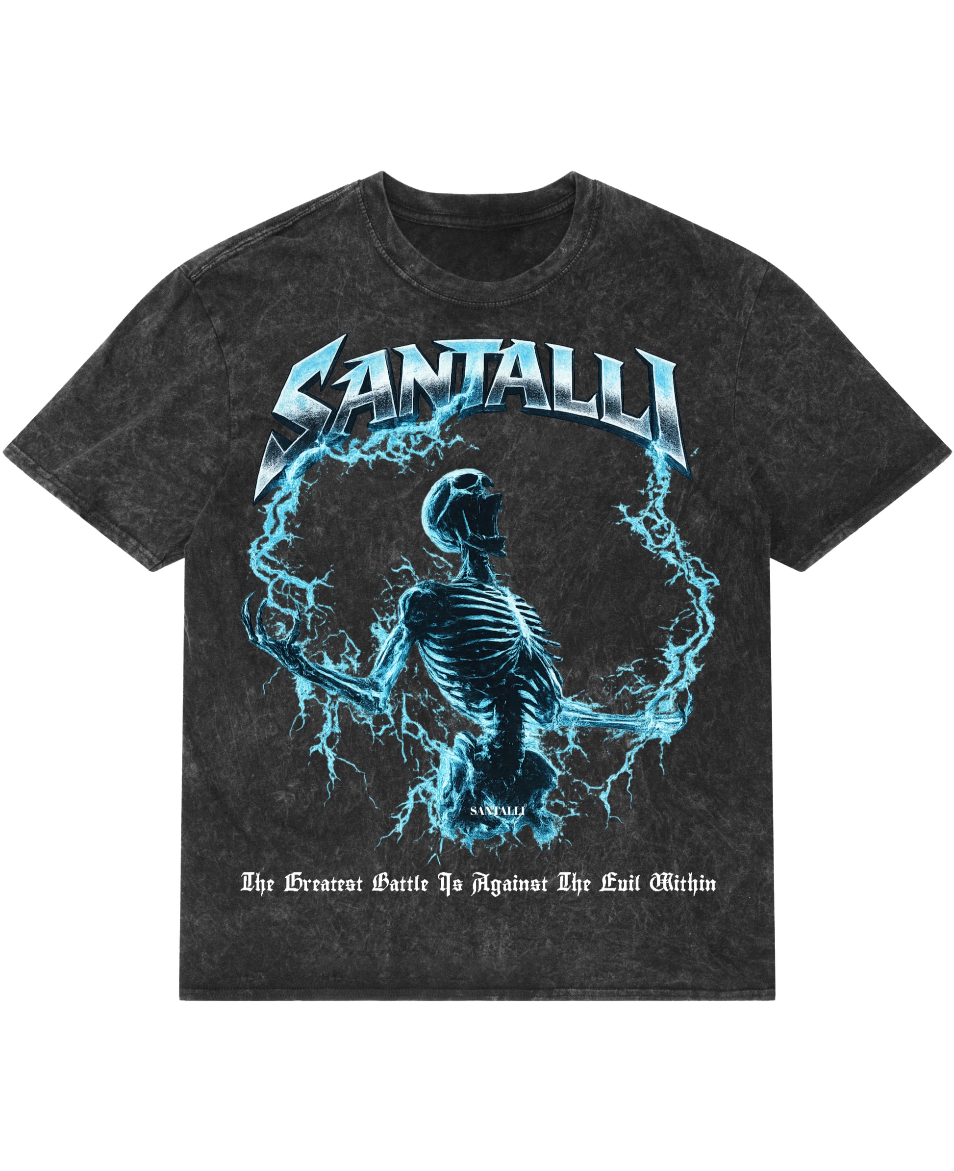 Acidwash Oversized T-shirt Front Design