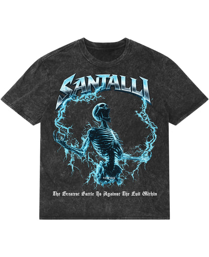 Acidwash Oversized T-shirt Front Design