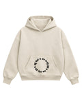Cream Boxy Hoodie Front Design
