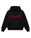 Black Boxy Hoodie Front Design