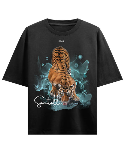 Black Oversized T-shirt Front Design