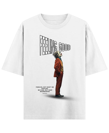 White Oversized T-shirt Front Design