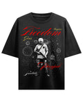 Black Oversized T-shirt Front Design