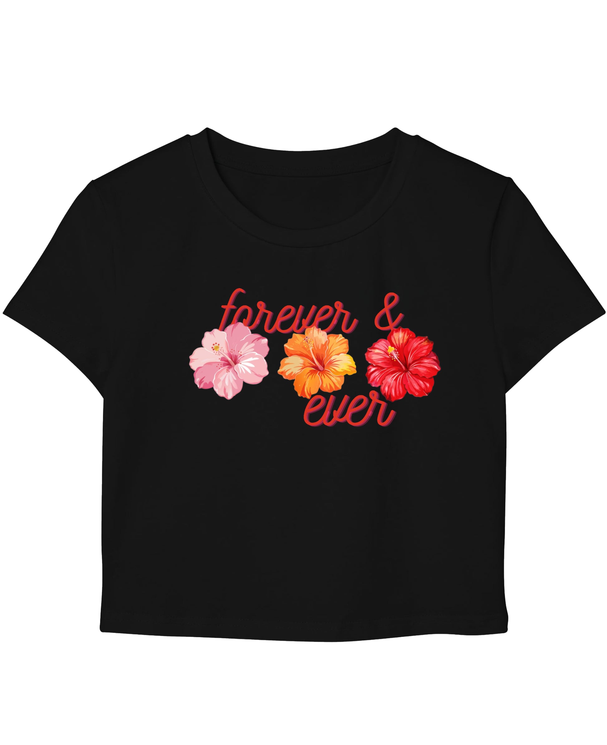 Black Baby Tee Front Design