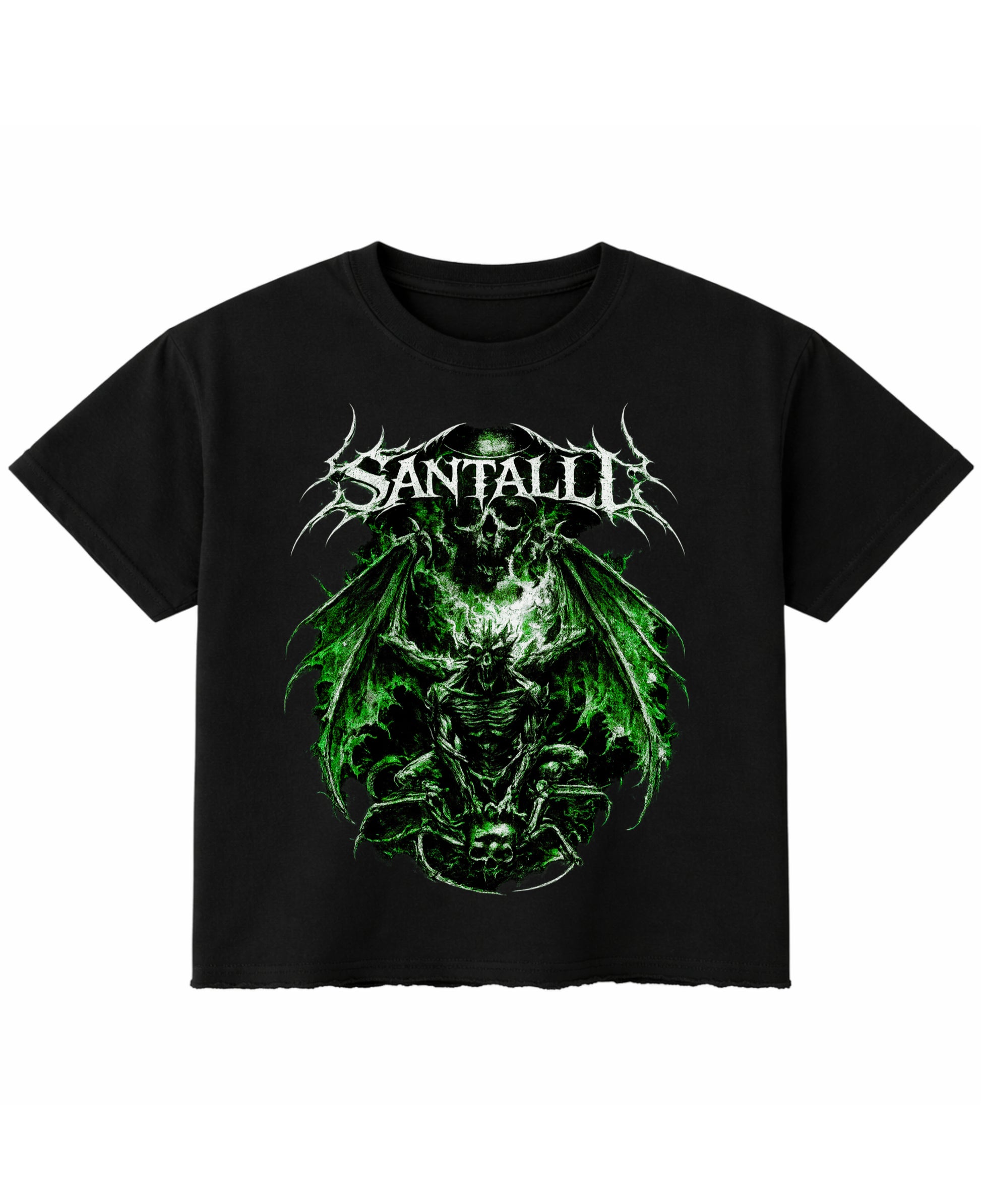 Black Boxy Fit T-shirt Front Design
