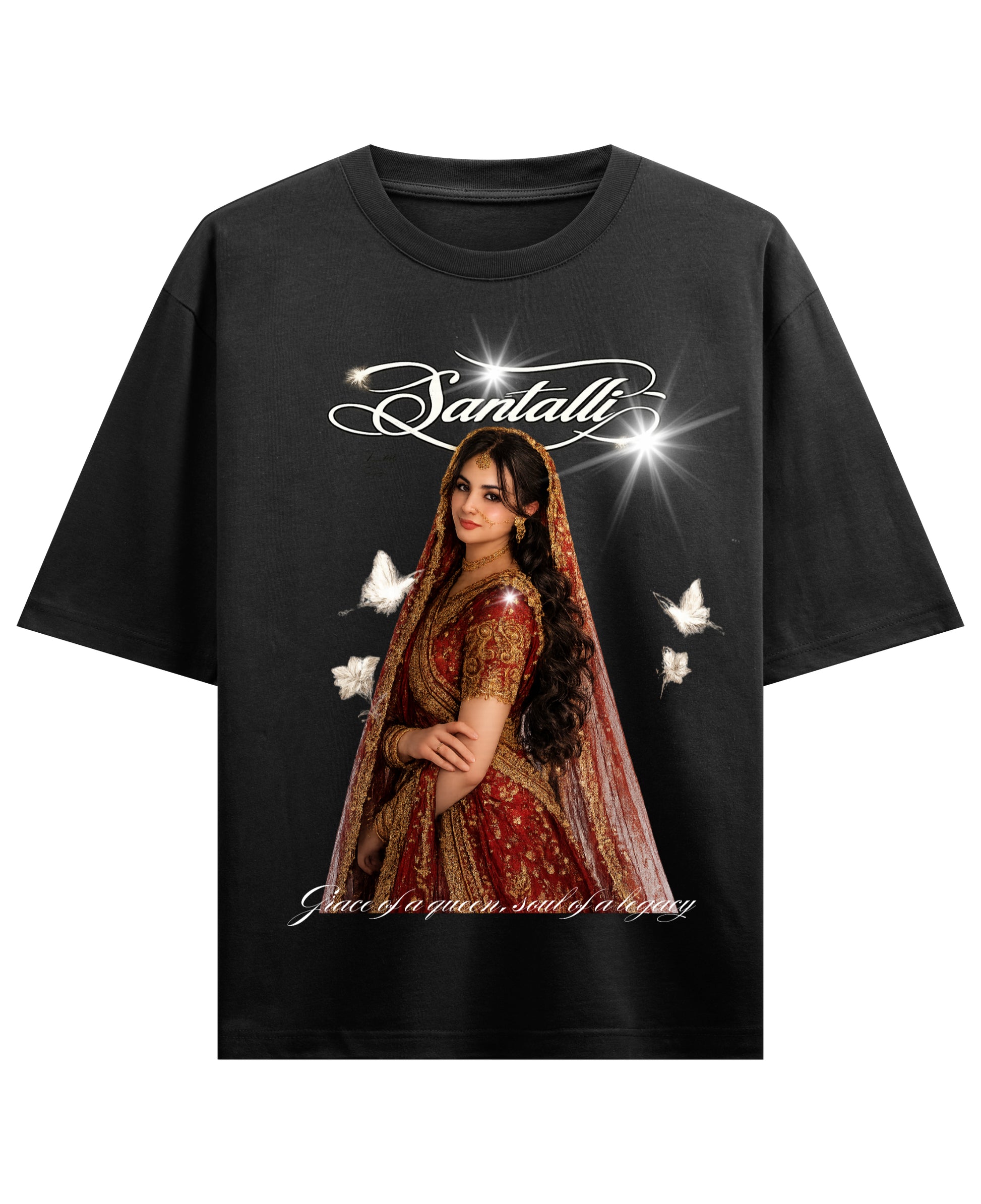 Black Oversized T-shirt Front Design