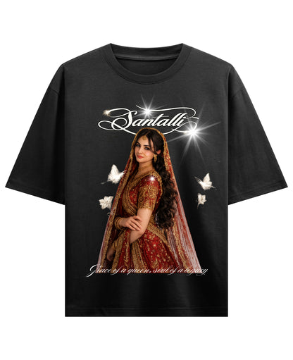 Black Oversized T-shirt Front Design