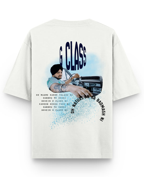 Off White Oversized T-shirt Back Design