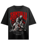 Black Oversized T-shirt Front Design