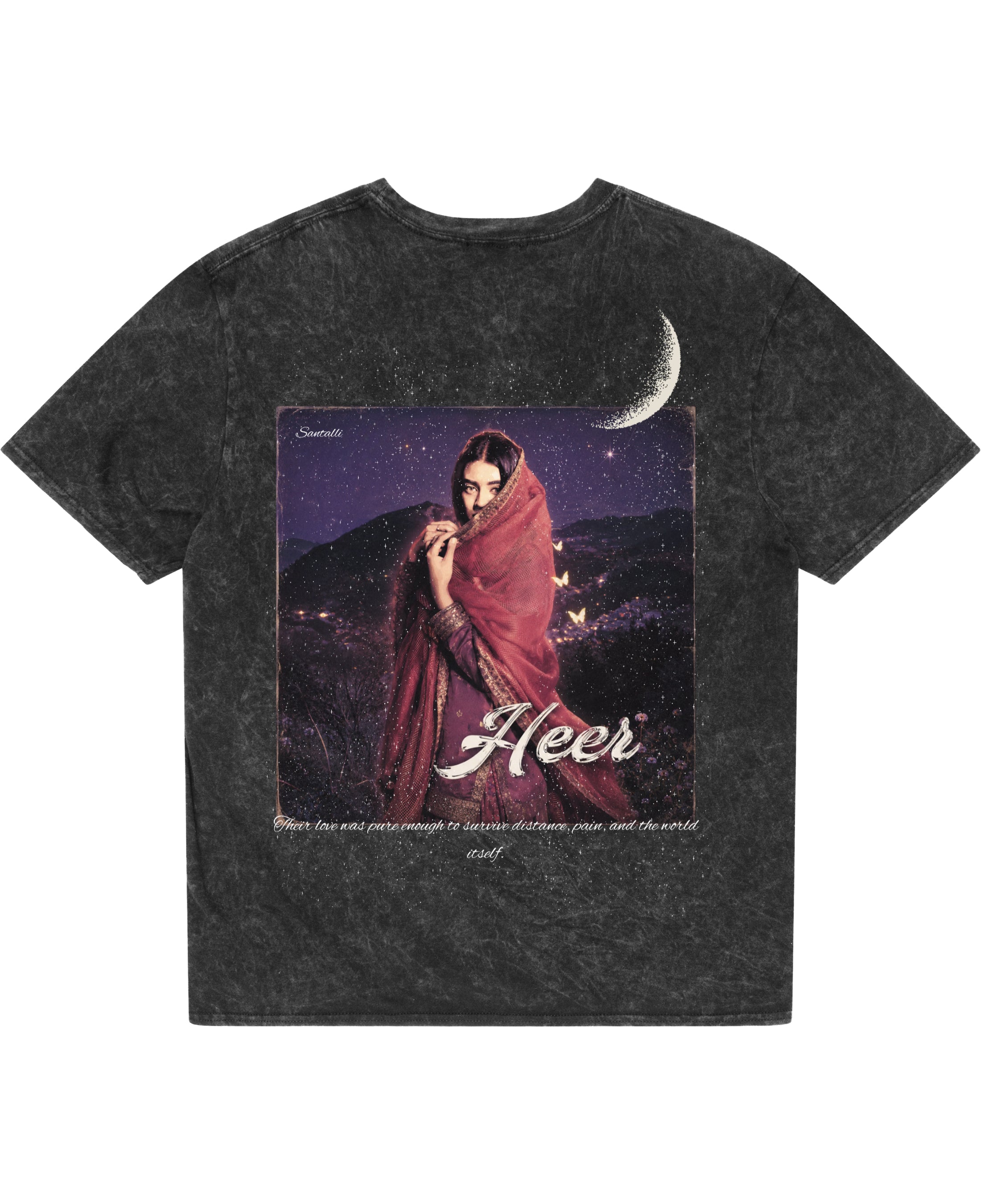 Acidwash Oversized T-shirt Back Design