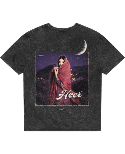 Acidwash Oversized T-shirt Back Design
