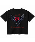 Black Boxy Fit T-shirt Back Design