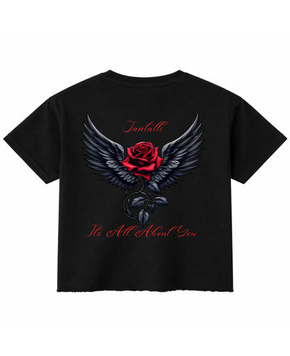 Black Boxy Fit T-shirt Back Design
