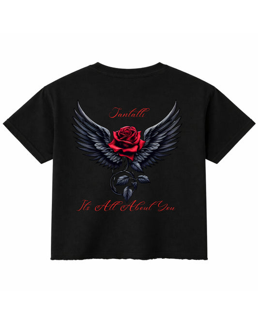 Black Boxy Fit T-shirt Back Design