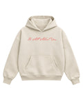 Cream Boxy Hoodie Front Design
