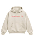 Cream Boxy Hoodie Front Design