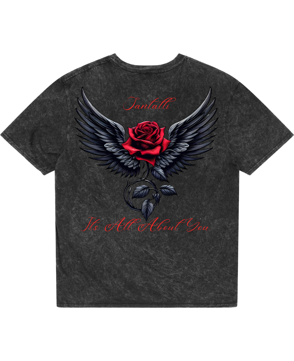Acidwash Oversized T-shirt Back Design