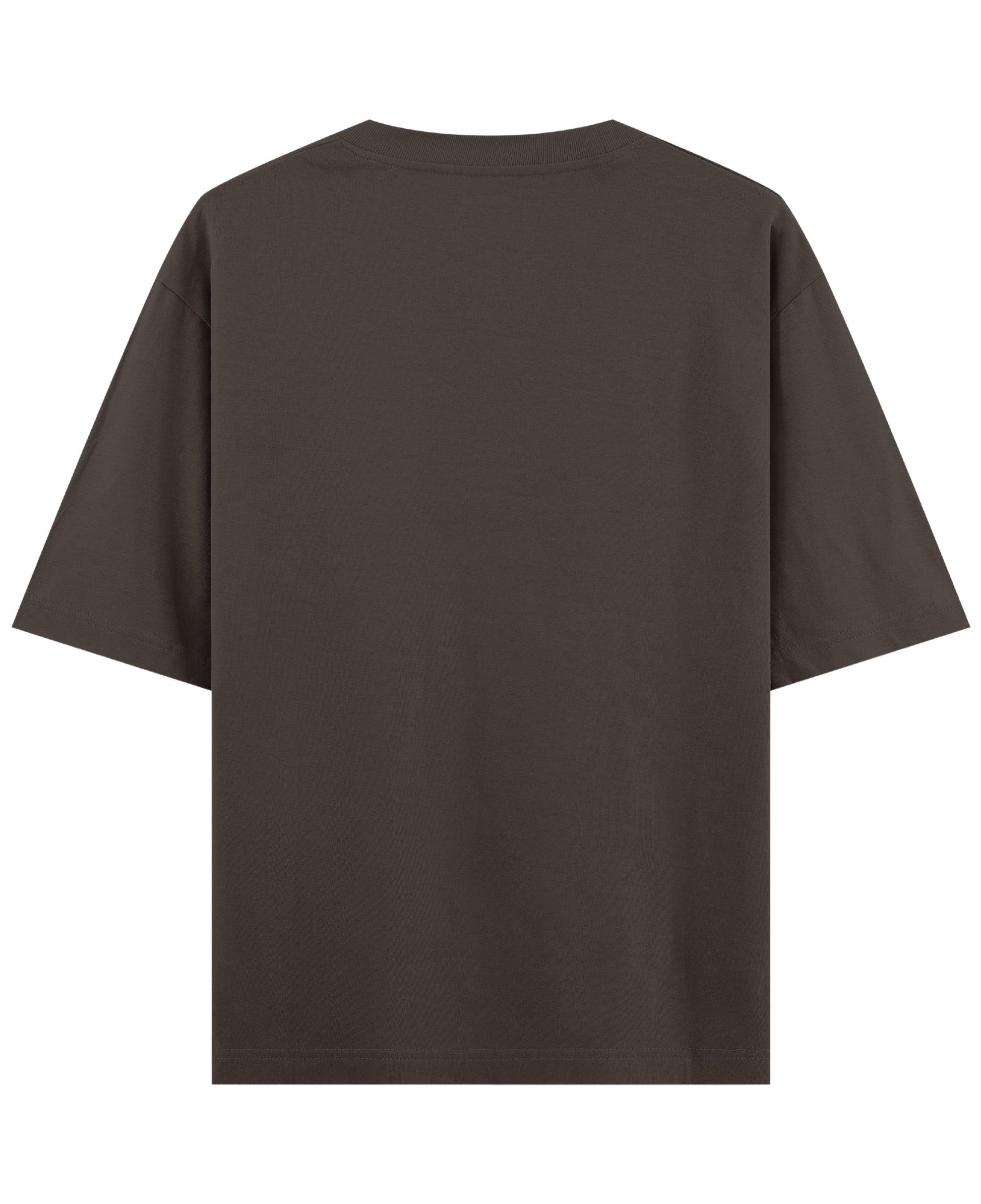 Coffee Oversized T-Shirt Back Design