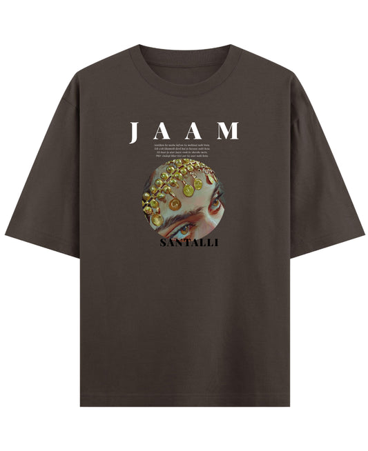 Coffee Oversized T-Shirt Front Design