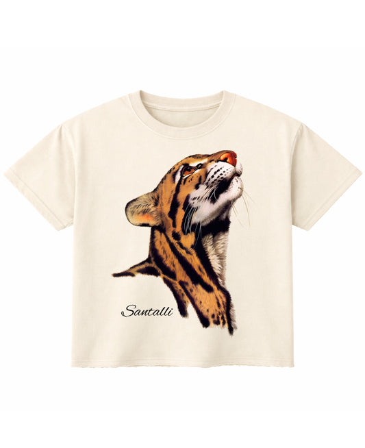 Off White Boxy Fit T-shirt Front Design