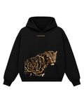 Black Boxy Hoodie Front Design