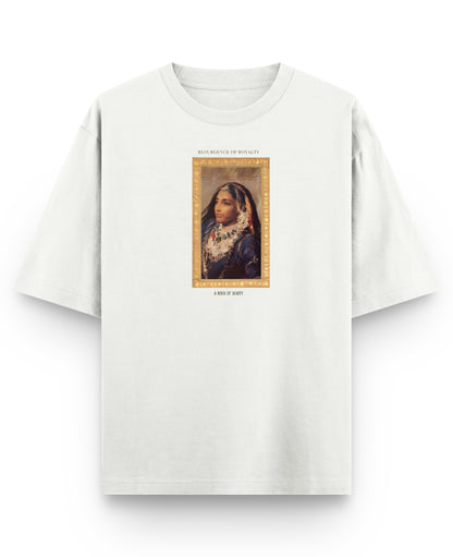 Off White Oversized T-shirt Front Design