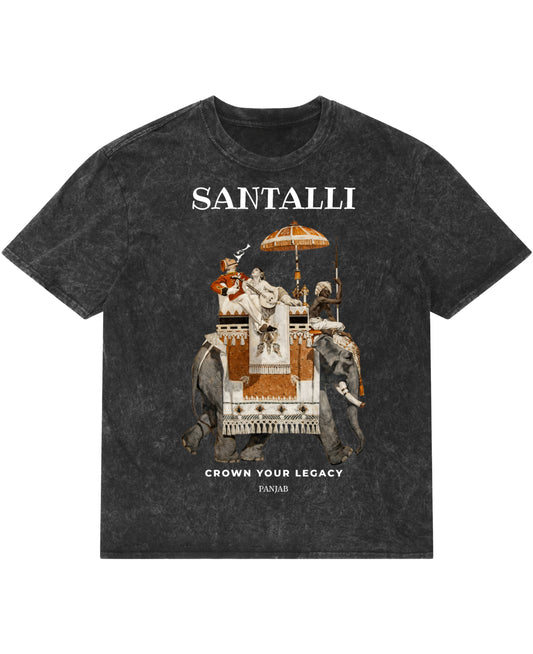 Acidwash Oversized T-shirt Front Design