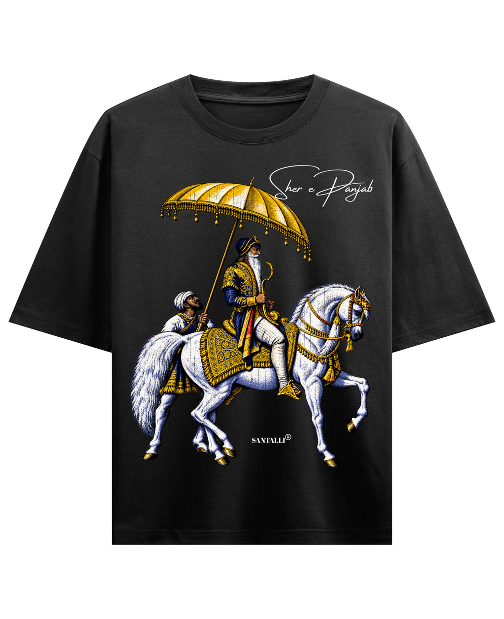 Black Oversized T-shirt Front Design