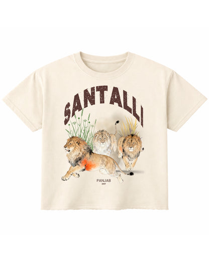 Off White Boxy Fit T-shirt Front Design