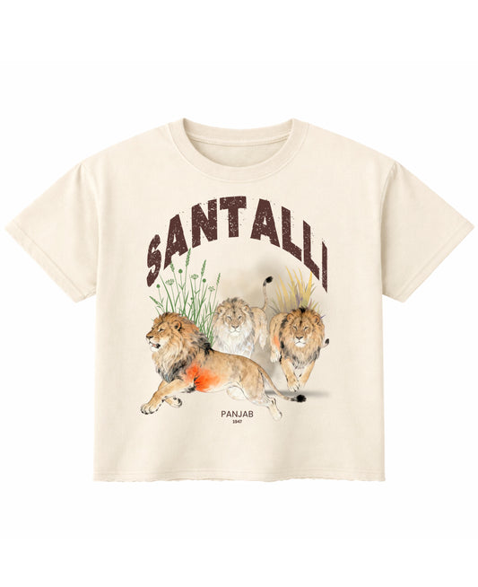 Off White Boxy Fit T-shirt Front Design