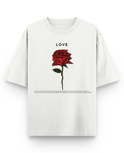 Off White Oversized T-shirt Front Design