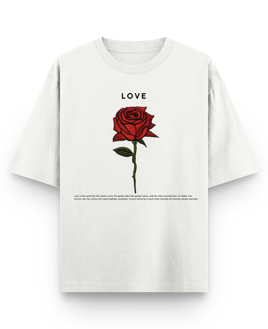 Off White Oversized T-shirt Front Design