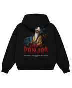 Black Boxy Hoodie Back Design