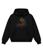 Black Boxy Hoodie Front Design