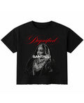 Black Boxy Fit T-shirt Front Design