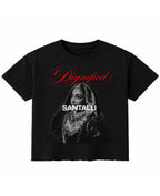 Black Boxy Fit T-shirt Front Design