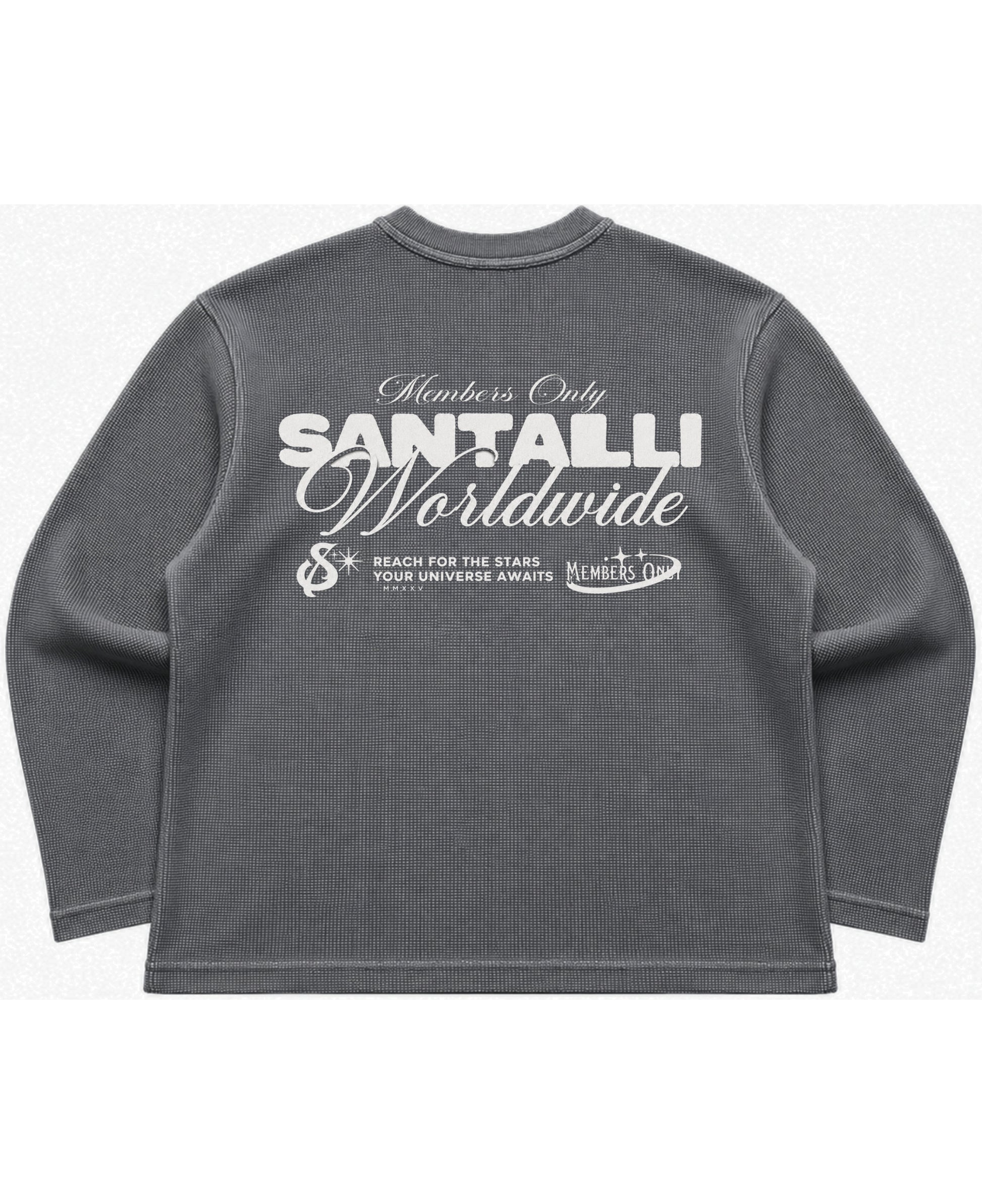 Acidwash waffle knit oversized full-sleeve Back Design