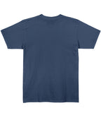 Navy Blue Regular Fit T-shirt Back Design