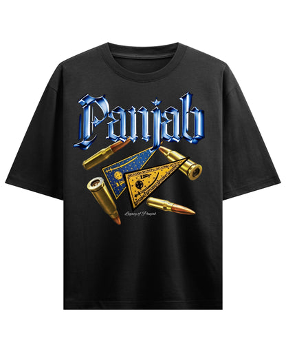 Black Oversized T-shirt Front Design