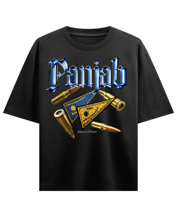 Black Oversized T-shirt Front Design